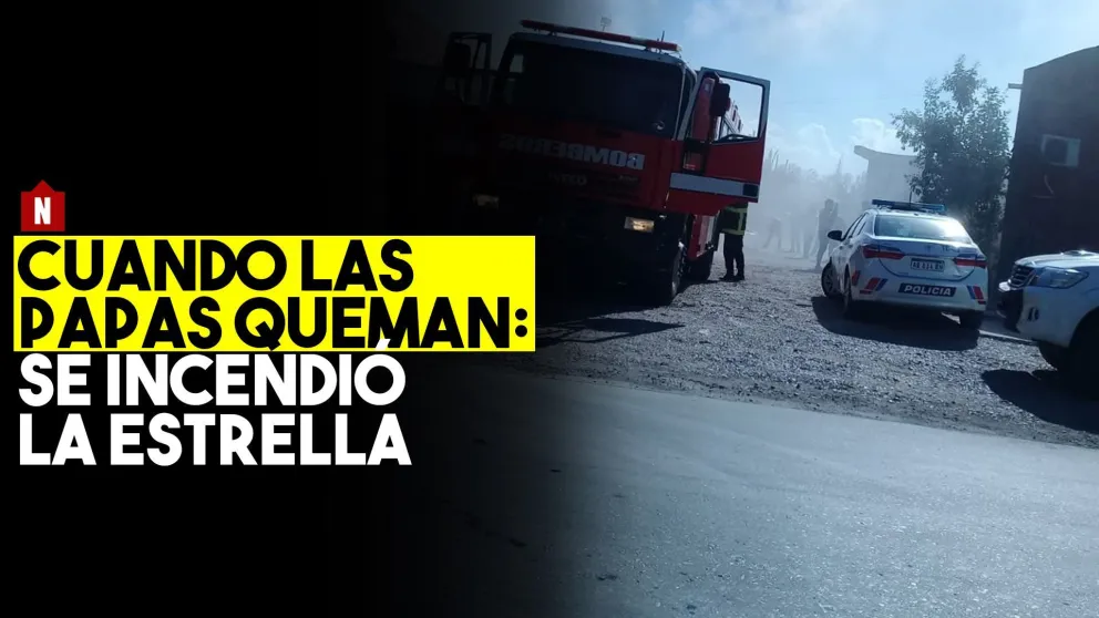 Se incendió una fábrica de papas fritas en Capital