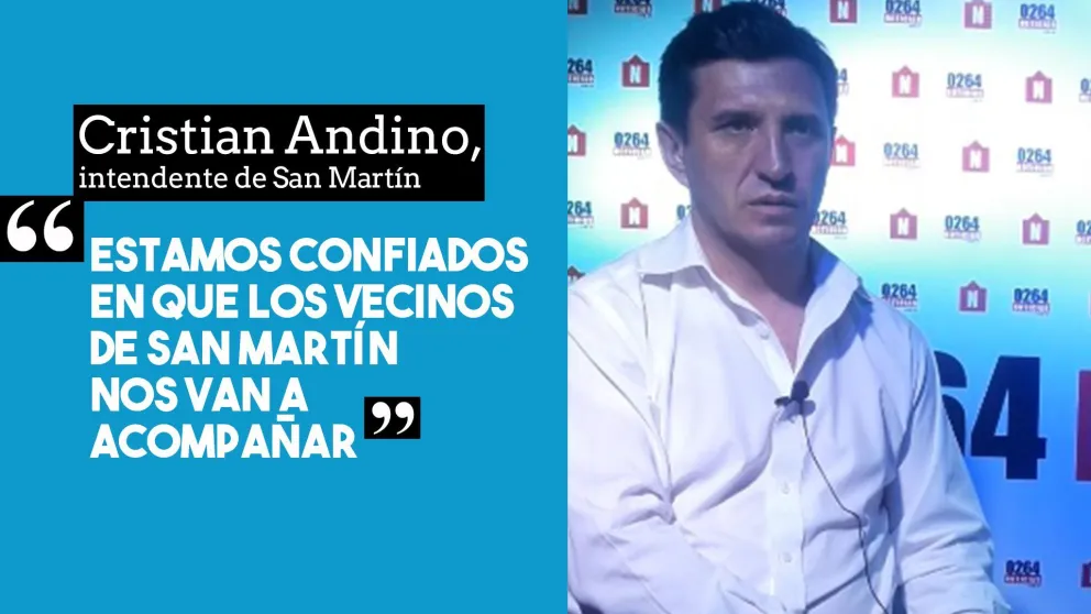 El intendente de San Martín se muestra confiado en lograr un buen resultado en las PASO