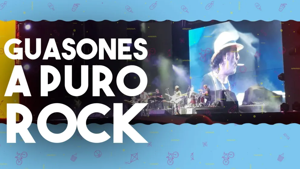 Empezó el show de Guasones en el escenario San Juan