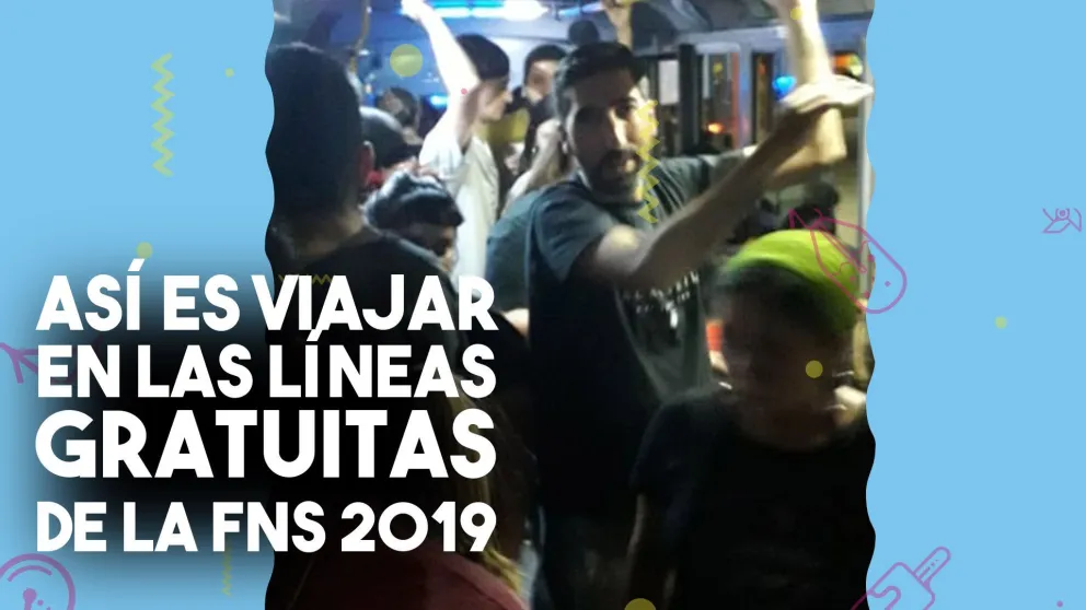 Así se vive el viaje en bus hasta el Predio Costanera