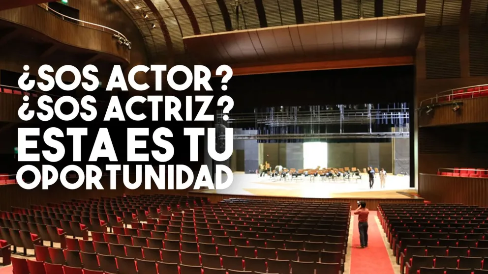 Buscan actores y actrices para una importante obra de teatro
