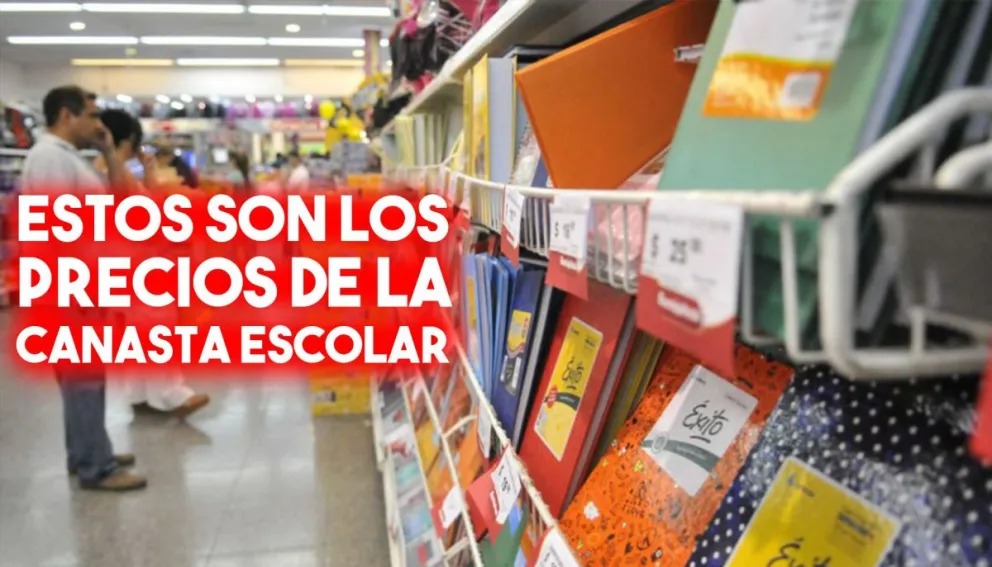 Estos son los precios de la canasta escolar