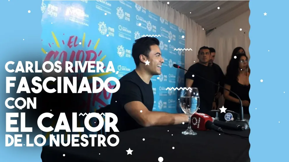 Carlos Rivera fascinado con el "calor de lo nuestro"