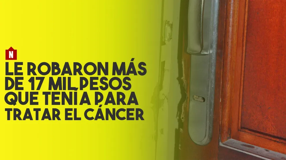 Le robaron más de 17 mil pesos que tenía para tratar el cáncer