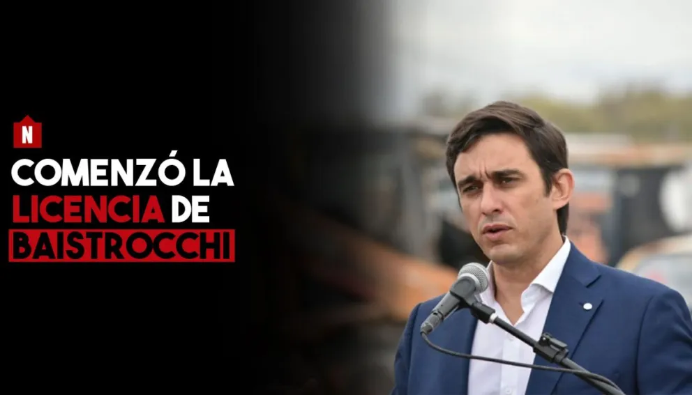Comenzó la licencia de Baistrocchi en el Ministerio de Gobierno