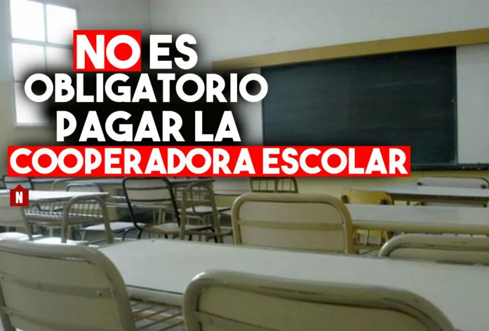Desde el Ministerio de Educación aclararon que no es obligatorio pagar la cooperadora escolar