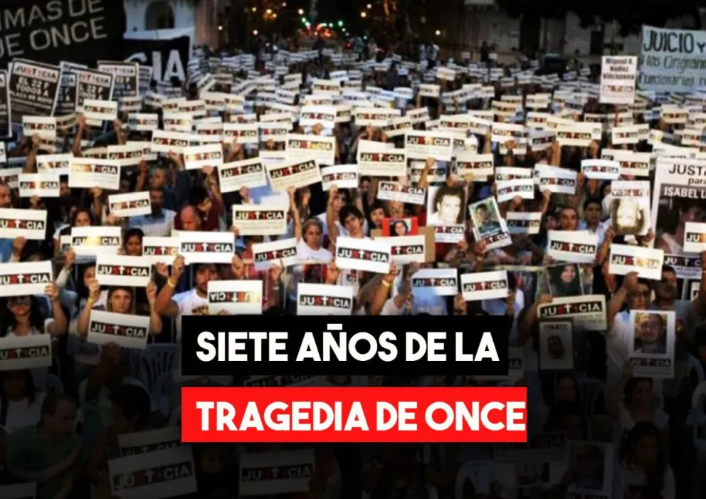 A siete años de la Tragedia de Once, familiares de las victimas reclamaron justicia