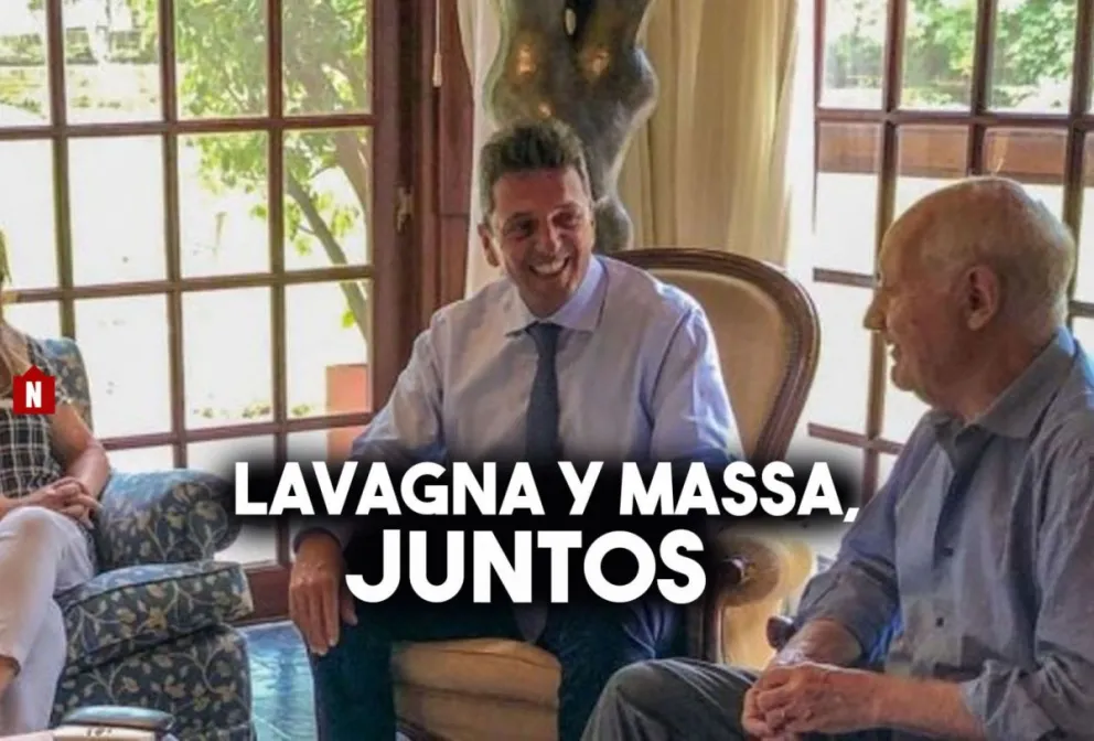Lavagna se reunión con Massa previo a su visita a San Juan