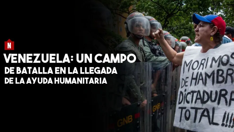 Incidentes en Venezuela en el día de la llegada de la ayuda humanitaria: un muerto