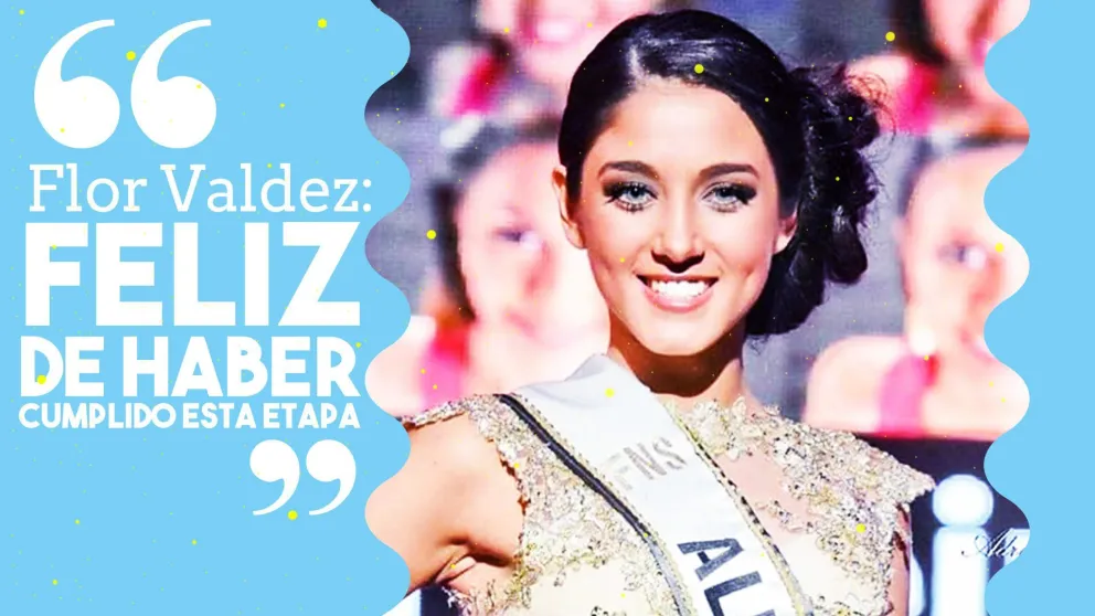 Flor Valdez: "feliz de haber cumplido esta etapa"