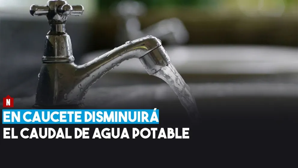 En Caucete disminuirá el caudal de agua potable
