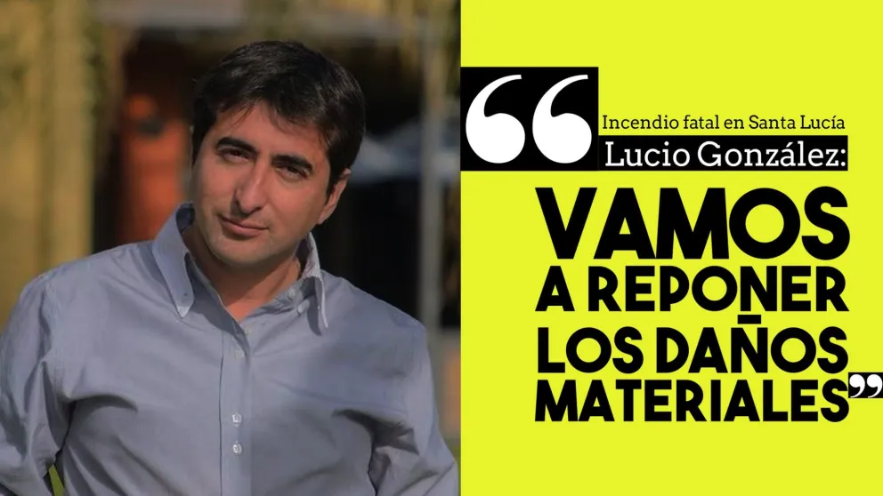 Lucio González: "Vamos a reponer los daños materiales"
