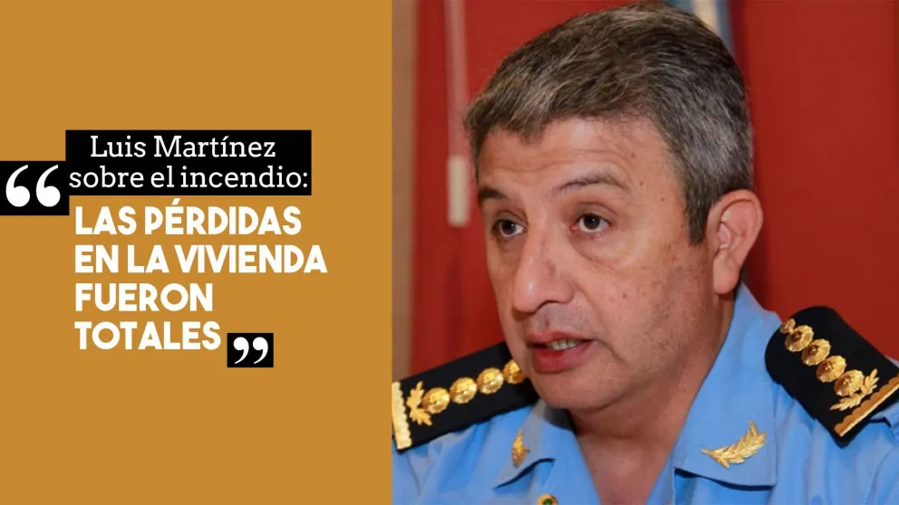 Luis Martínez, sobre el incendio: "Los daños son totales"