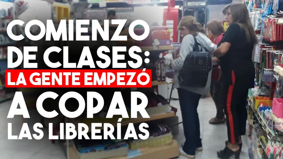 Comienzo de clases: la gente empezó a copar las librerías