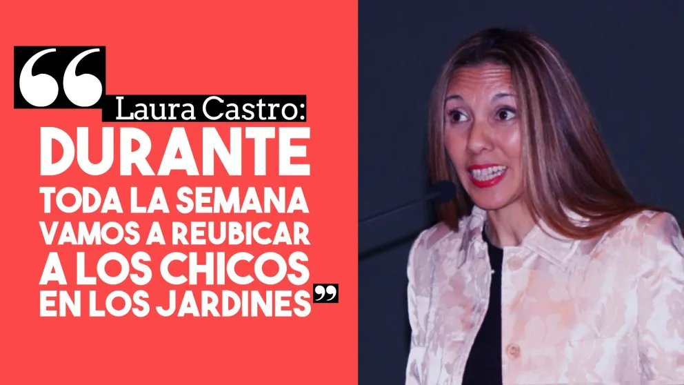 Laura Castro: "Durante toda la semana vamos a reubicar a los chicos en los jardines"