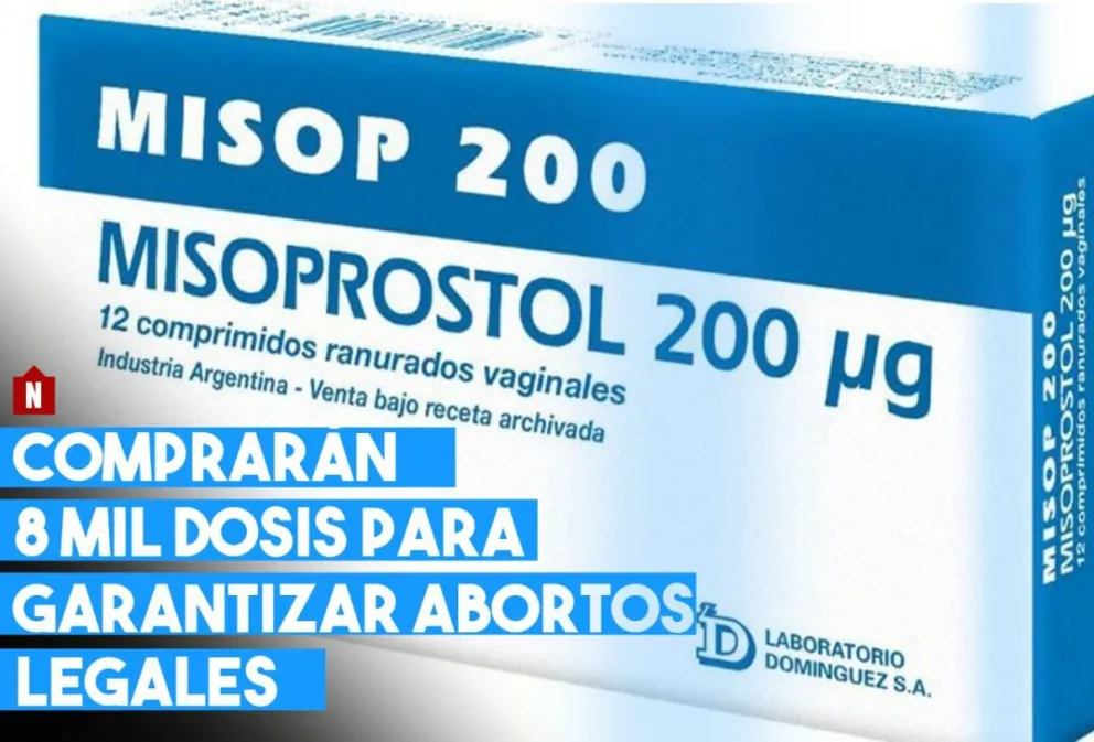 El Gobierno comprará 8000 unidades de misoprostol