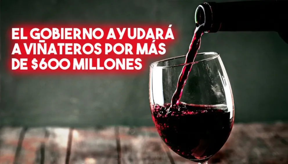 El gobierno ayudará a viñateros por más de 600 millones de pesos