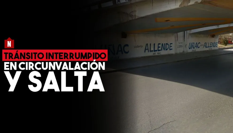 Tránsito interrumpido en Circunvalación y Salta