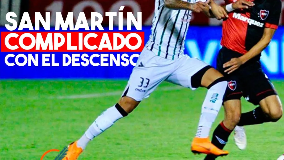 San Martín perdió y se complica con el descenso