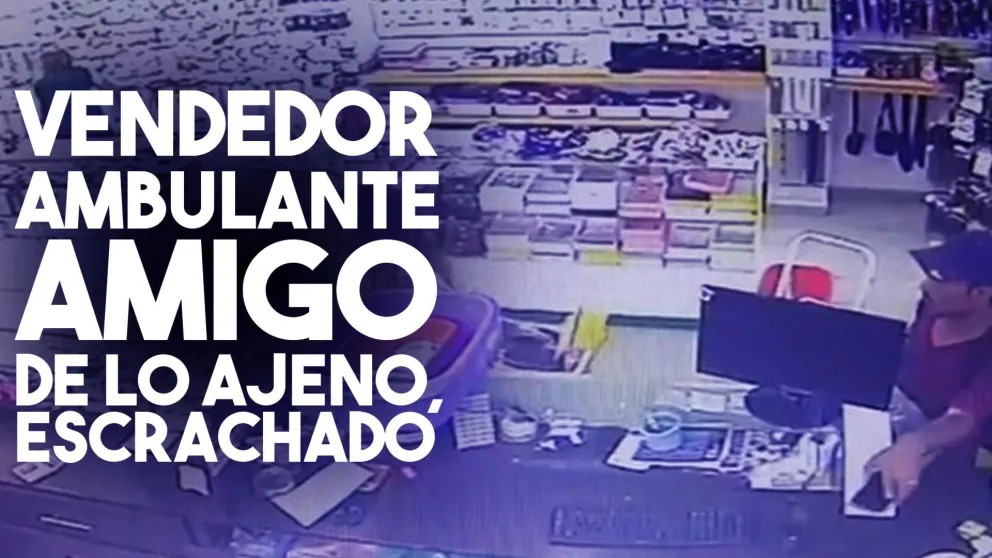Quiso robar un celular y las cámaras lo delataron