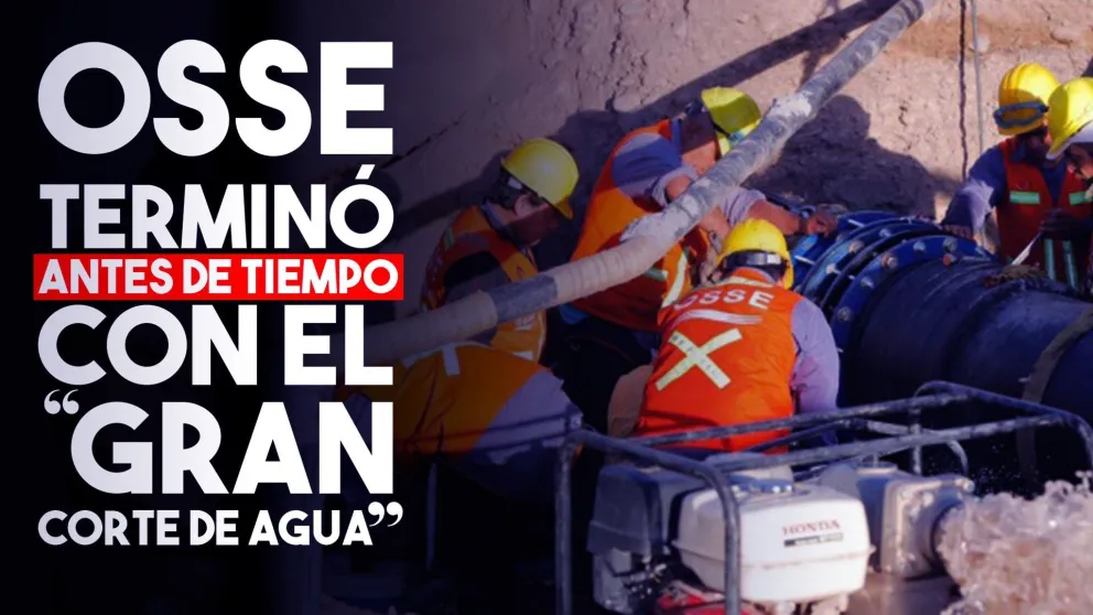 Terminaron las obras de OSSE por el ensanche de Av. Ignacio de la Roza