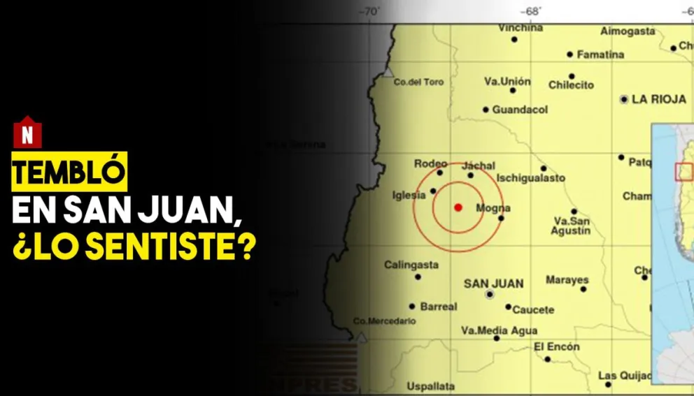 Se sintió un sismo madrugador en San Juan