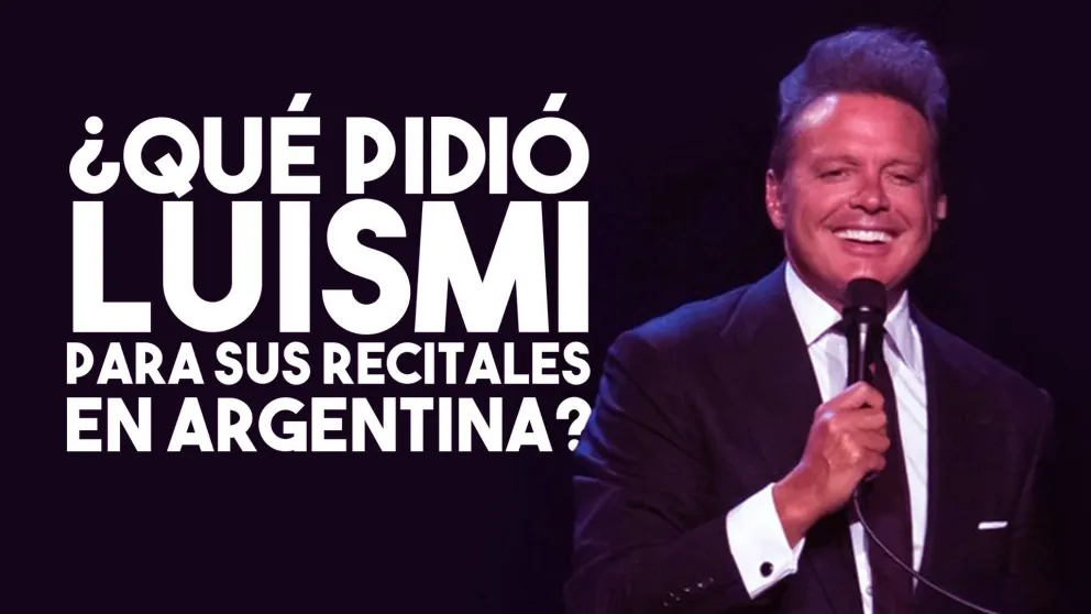 ¿Que pidió Luismi en los recitales?