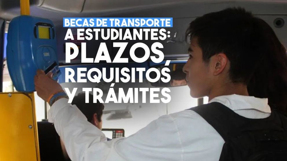 Becas de transporte a estudiantes: plazos, requisitos y trámites