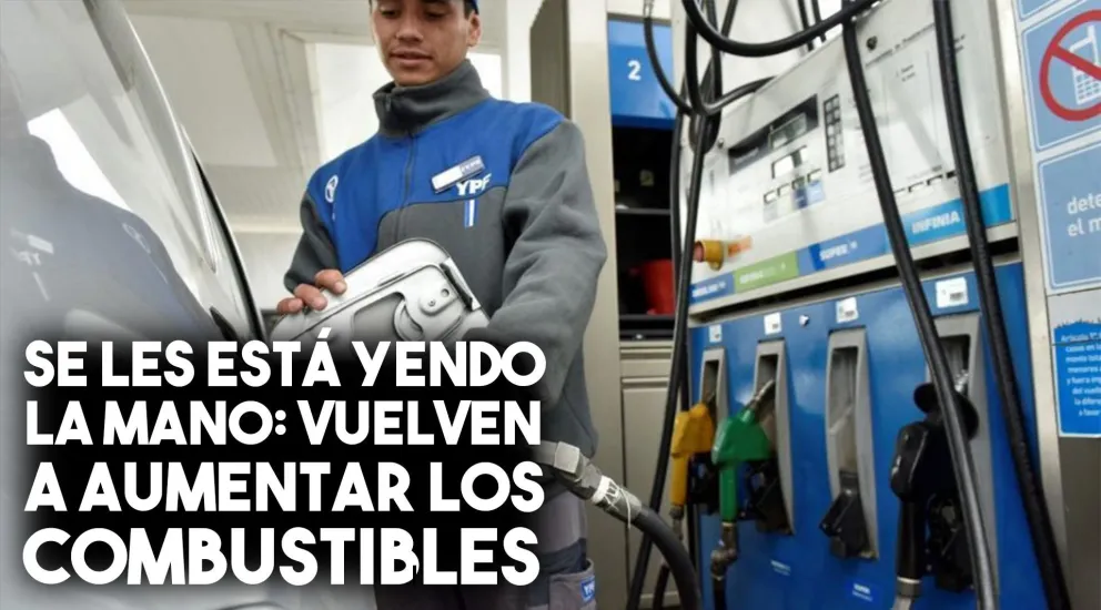 Agarrate catalina: vuelven a aumentar las naftas