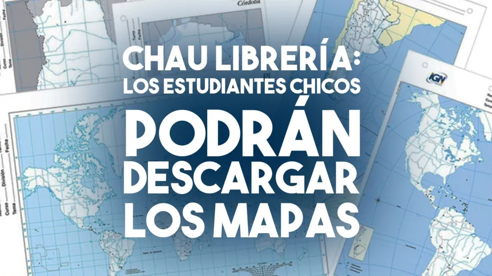Se podrán descargar los mapas escolares desde una página web