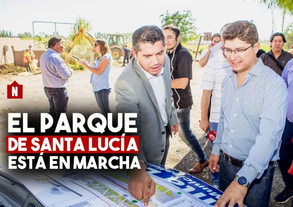 Santa Lucía puso primera para la construcción de su Parque