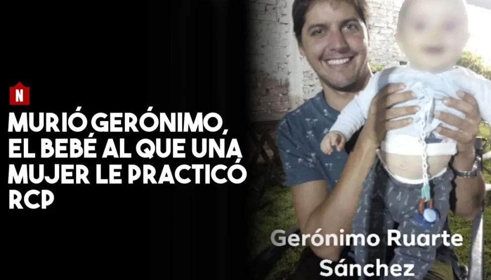 Murió el bebé al que una mujer le practicó RCP