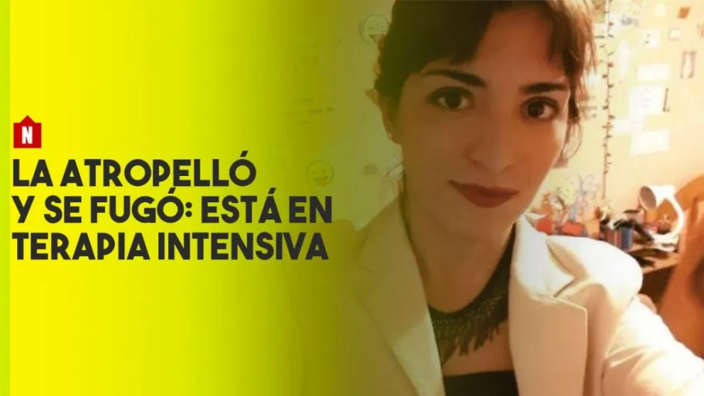 La atropelló y se fugó: una joven quedó en terapia intensiva