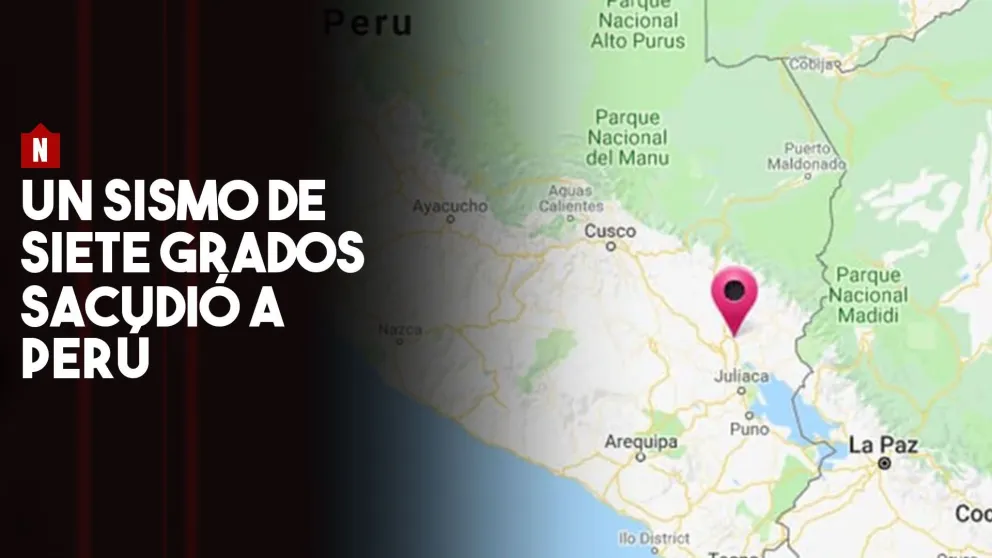 Un sismo de 7 grados sacudió Perú