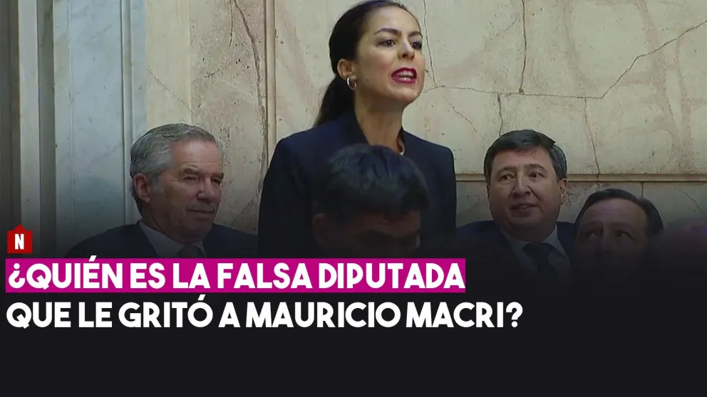 Quién es la “falsa diputada” que le gritó a Mauricio Macri en pleno discurso