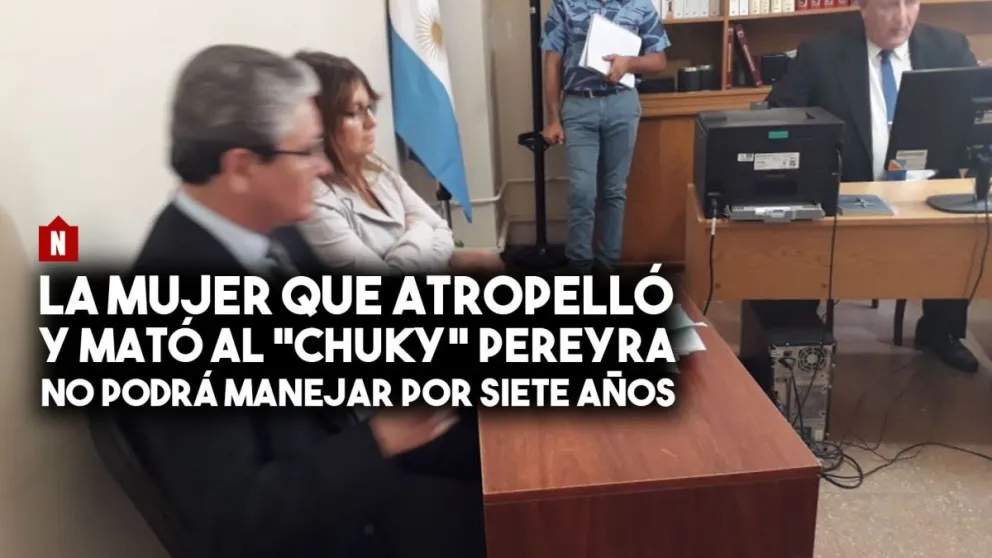 La mujer que atropelló y mató al "Chuky" Pereyra no podrá manejar por siete años