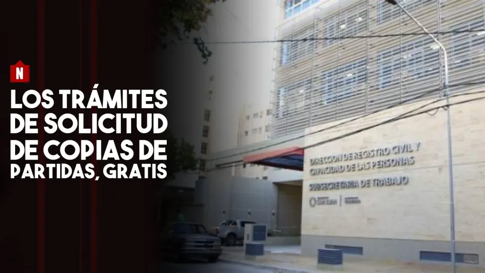 Los trámites de solicitud de copias de partidas, gratis