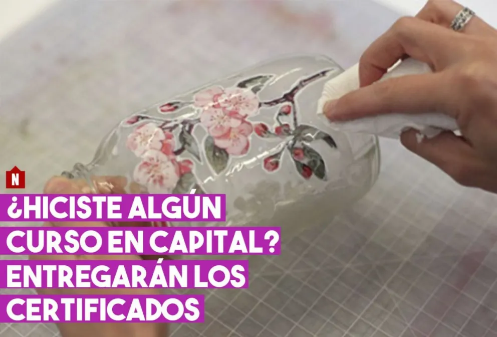 Entregarán certificados de cursos de capacitación en Capital