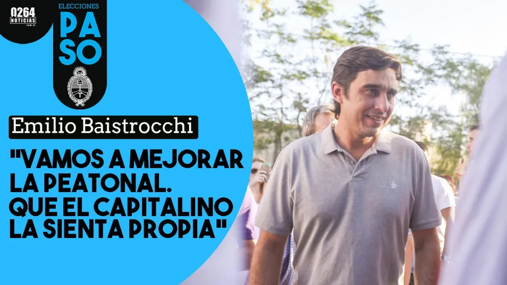 Emilio Baistrocchi presentó sus ejes de campaña