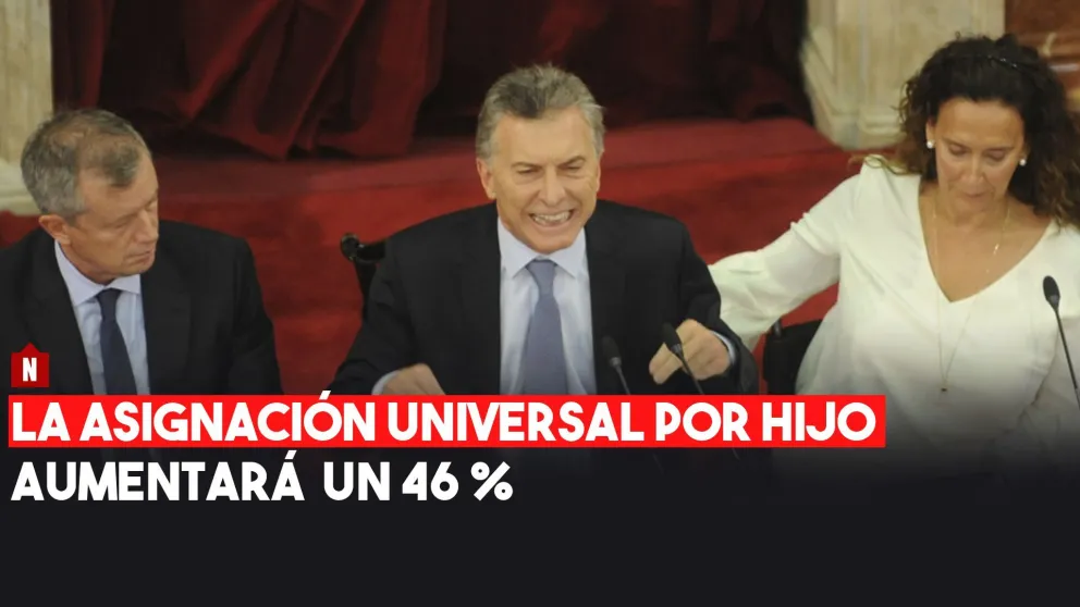 Mauricio Macri anunció un aumento del 46% para la Asignación Universal por Hijo