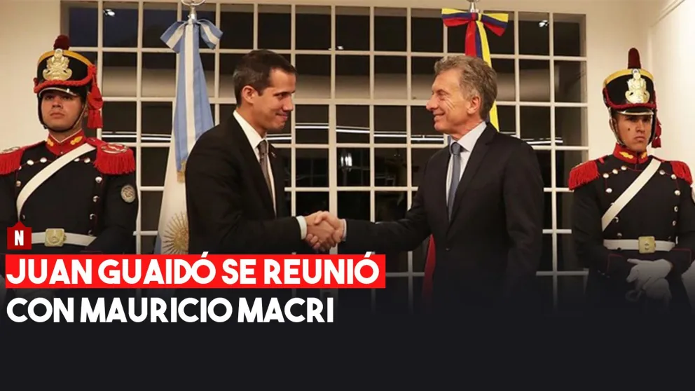 Juan Guaidó se reunió con Mauricio Macri en la Quinta de Olivos