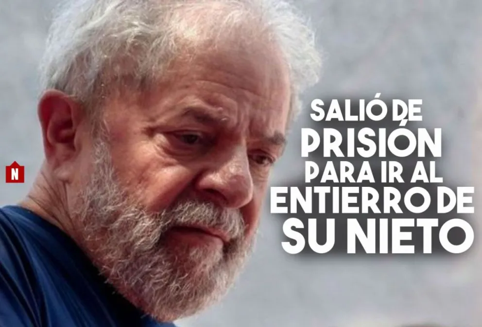 Autorizaron a Lula a salir de la cárcel para ir al entierro de su nieto