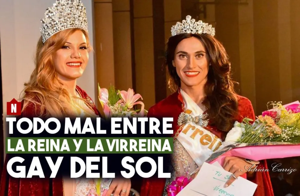 Polémica: la virreina gay del Sol cargó contra la reina en redes sociales