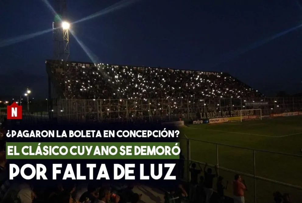 Se cortó la luz en el Hilario y se demoró el segundo tiempo