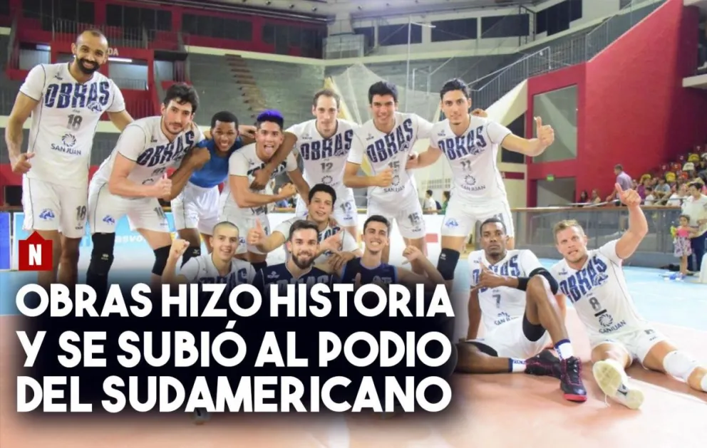 Obras logró el podio en el Sudamericano de clubes