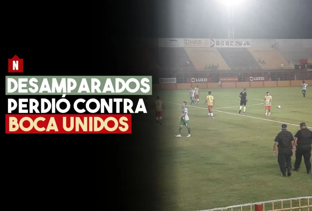 Desamparados cayó en su visita a Boca Unidos
