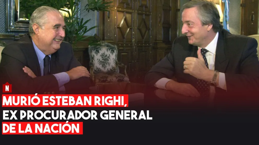 Murió Esteban Righi, ex procurador general de la Nación