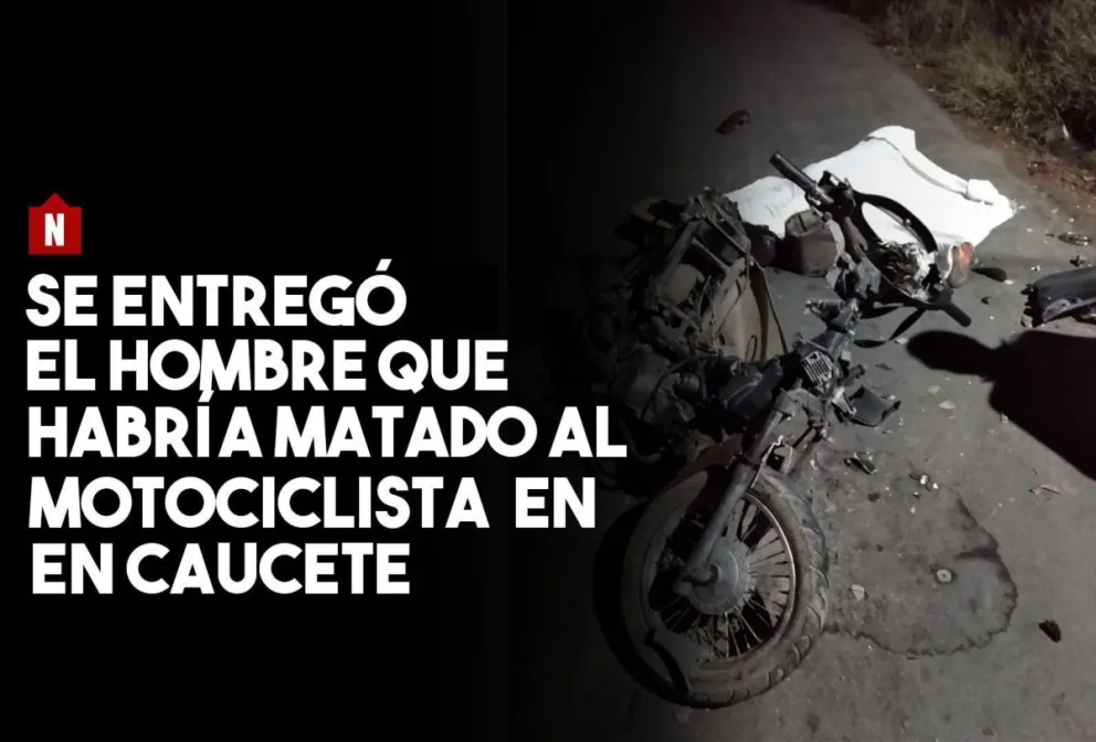 Se entregó el hombre que habría chocado y matado  al motociclista en Caucete