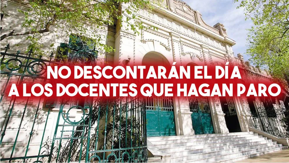 No descontarán el día a los docentes que hagan paro