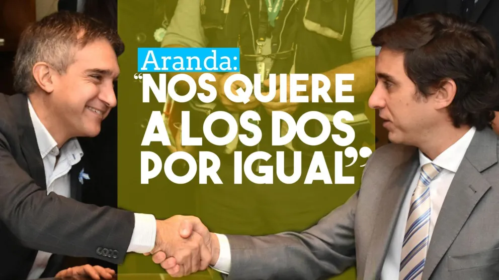 Aranda: "Nos quiere a los dos por igual"